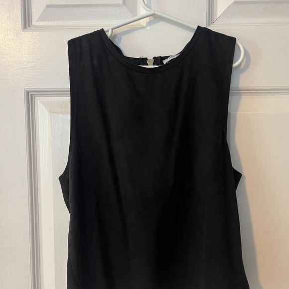 Zara faux suede zipper back top - Picture 3 of 3